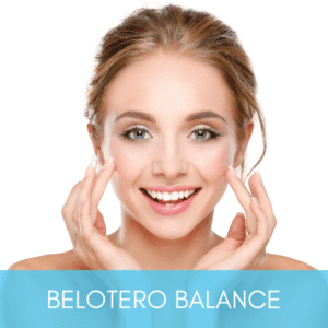 Woman smiling and looking youthful with filled in lines and wrinkles after Belotero Balance treatment at Sculpt DTLA.