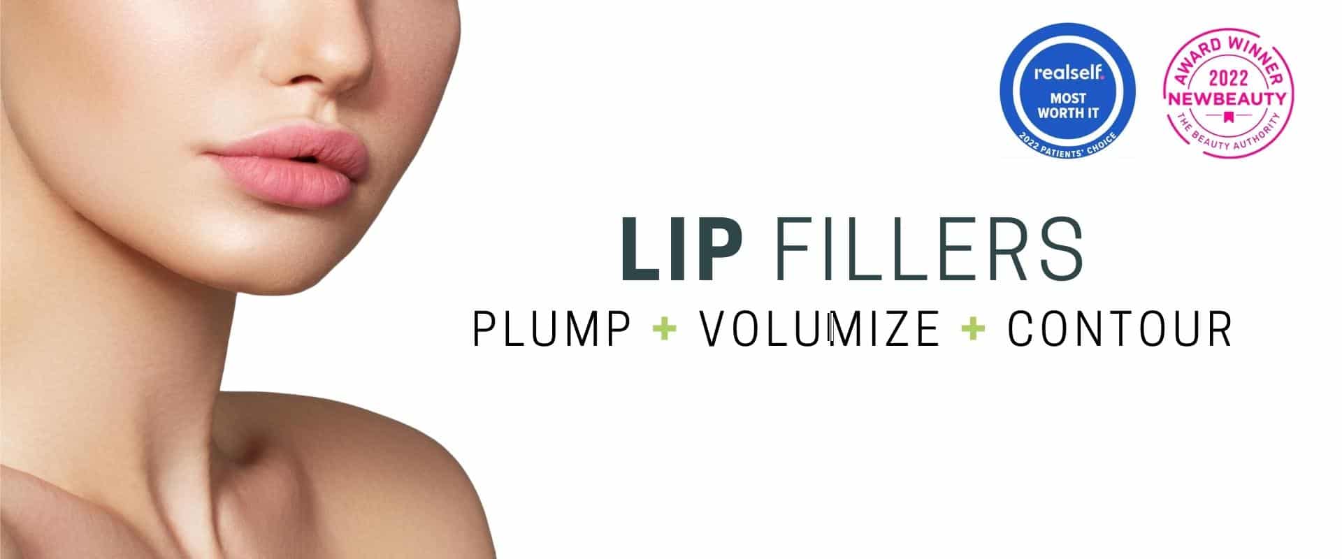 Woman with pouty lips promoting Lip Fillers, a service provided at Sculpt DTLA in Los Angeles, CA